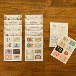 데일리라이크 Ancien Stamp sticker 스티커/데코스티커