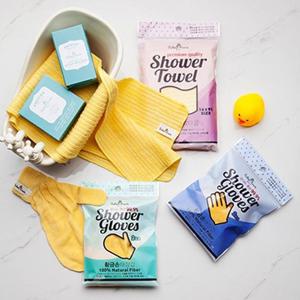 황금손 때수건 3개 + 추가 서비스 때장갑 랜덤 1켤레 증정