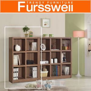 퍼스웰 모서리둥근 3단책장900 낮은형(GA_010)