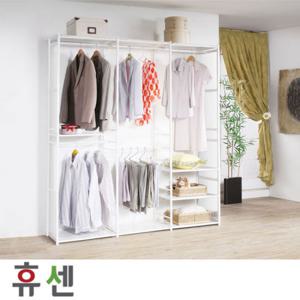 [휴센] 휴시스 프리미엄 1900_기본형/자가직립 드레스룸/시스템장/수납가구/옷걸이행거