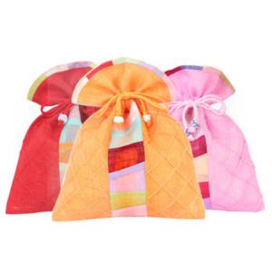 [박씨상방] 고급모시 주머니(중)-띠조각보(색상다수)