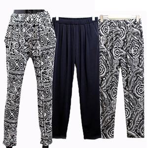 [해피통통] 빅사이즈 쿨배기 여성 여름바지 루즈핏 쿨한 오피스 미시 아이스 팬츠 바캉스 여성의류