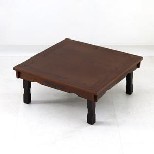 [박씨상방] 정사각 엔틱 모자이크 무전 접이식 사각밥상 60센티 2인용 3인용