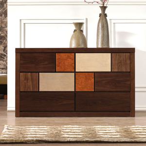 [미소비즈] 젠시아 DF 몬디오2 1500 무늬목 와이드체스트 3단 서랍장