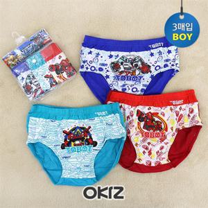 또봇 팬티세트 [3매입 제트] [H1220]