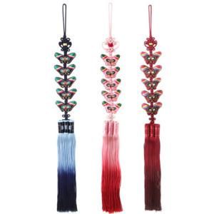 [박씨상방] 국내산 손수 색동나비 5단 노리개