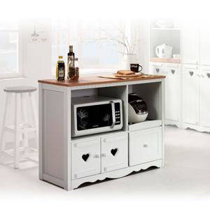 [유니콘] 스위트 아일랜드식탁(일반형) 프로방스 스타일