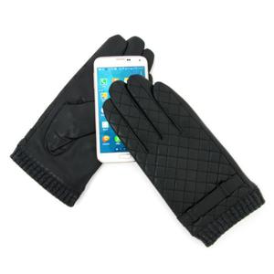[베네]퀼팅 양가죽 스마트폰 남성 장갑