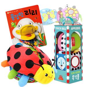 [애플비] 우리 아기 헝겊책 세트 3종