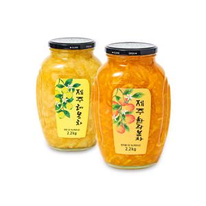 제주 한라봉차+레몬차 각 2.2kg