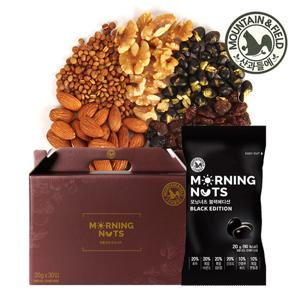 [산과들에] 검은콩 하루견과 모닝너츠블랙에디션 30봉 선물세트