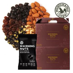 [산과들에] 검은콩 한줌견과 모닝너츠블랙에디션 30봉 x2 [견과세트]