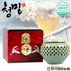 [양봉농협]청밀 도자기생꿀 1kg/HACCP인증