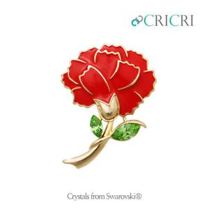 [CRICRI] B1302 카네이션 브로치 스승의날 어버이날 부모님 선물