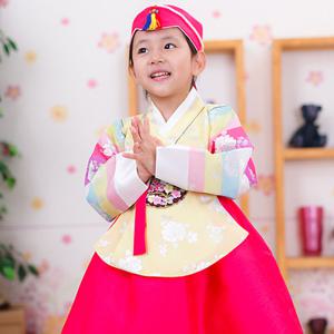 [럭셔리한복]409.연화당의노랑(여)_아동한복,여아한복,아기한복