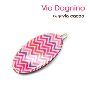 [비아대그니노] 알러지제로 유아 헤어핀 - 레인보우 헤링본