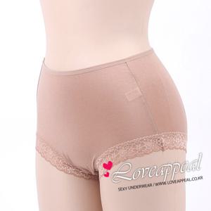 [러브어필-초특가]텐셀면 햄라인 레이스 사각팬티(1094P)7가지색