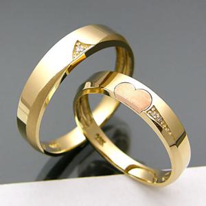 18K GOLD [커플링]유색골드2117(남+여)
