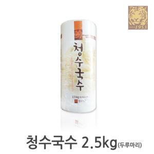 청수 두루마리국수 2.5KG / 25인분 잔치 멸치 비빔국수