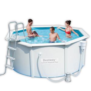 [BW_56290] 고급팔각기둥305풀장+사다리+펌프 [물풀장]