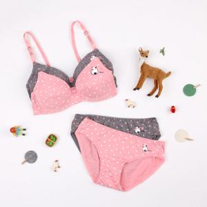 땡땡이 주니어 2단계 브라팬티세트 J2001_2