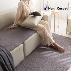 [한일카페트] 클로에 순면 워싱 소파패드 3인용 60x160