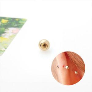 [미니아트] 10K 골드 금 피어싱 볼마개 잠금볼 (1개)