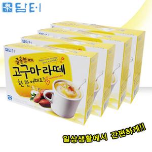 [담터] 고구마라떼 12T x 4, 총 48T [차, 커피]