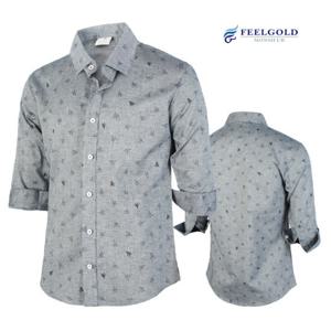 [필골드] MS_720 종이학 린넨 7부 캐쥬얼셔츠