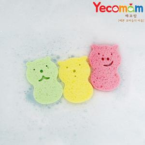예꼬맘 목욕스펀지 2개