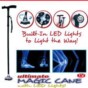 기능성 다목적 LED 네발 효도지팡이 !!