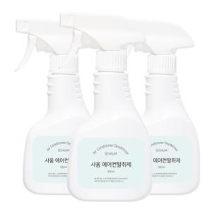 샤움 에어컨 탈취제 3개 벽걸이 시스템 스텐드 냄새 제거 청소