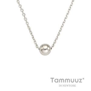 [타뮤즈] 심플볼-S7026N-실버-목걸이