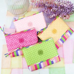 [박씨상방] 고급 국내산 색동 매듭 파우치