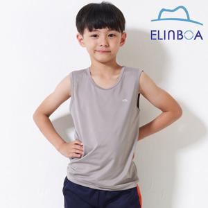 [엘인보아] 남아 기능성 쿨런닝_그레이 (항균/흡습속건/UV차단)