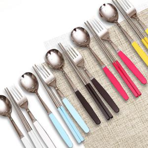 [마호커트러리]성인용 기본 3종세트(숟가락+젓가락+포크)