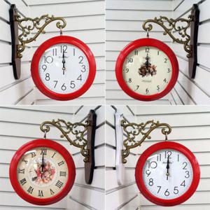 무소음 모던 양면시계 인테리어 벽시계 제조한국[4종]