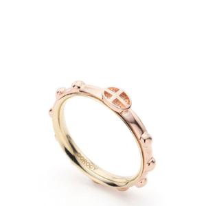 [도로시]14k 심플오벌 회전 묵주반지