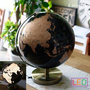 네오 브론즈 블랙오션 LED지구본 스탠드 (구지름30cm/12인치)