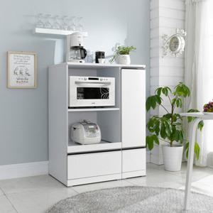 [유니콘]모던하이그로시 광파오븐 렌지대+틈새장1200 주방수납장 밥솥 에어프라이어 커피머신 수납장 홈카페