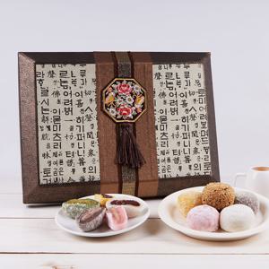 [떡궁]프리미엄 모둠 찹쌀떡 3호 선물세트 (고급케이스/70구)