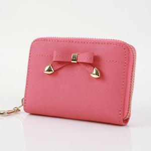 프롬비 오로라리본 지퍼카드지갑