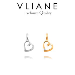 [브리앙] 18K 러브큐 다이아몬드 팬던트 (금목걸이,메달,펜던트)