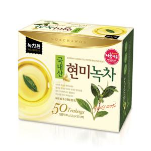 녹차원 현미녹차 50티백( 100%)