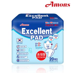 아몬스 엑셀런트 대형패드(20매)/배변패드