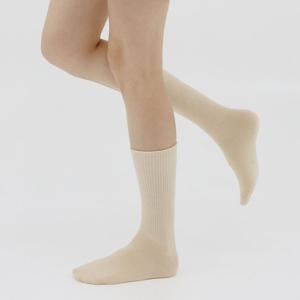 [무료배송] 여성 크루삭스 쫀쫀 골지 장목 양말 W2403 4족
