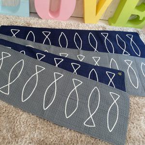 러그피아 피쉬 퀼트 3단 쇼파 패드/방석