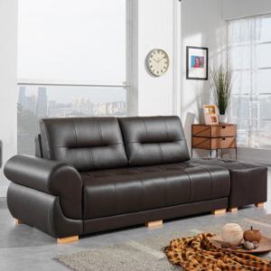 피앙세 CL라텍스 3인소파 스툴세트/원목다리형