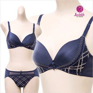 [비너스 자스민]노와이어 몰드 브라팬티세트 jbp1079