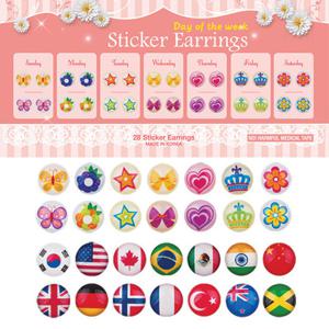 스티커이어링 붙이는귀걸이